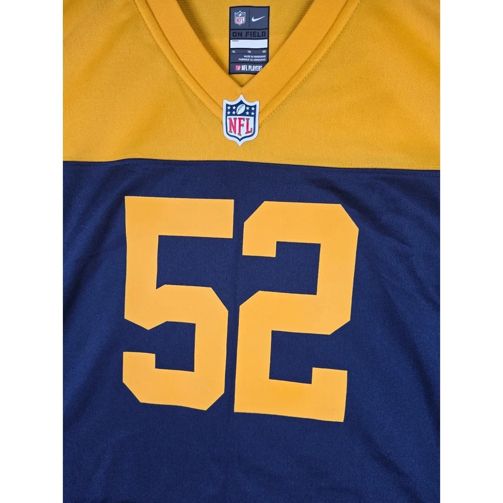 Alternate Nike Green Bay Packers‎ Clay Matthews Womens Jersey XL Blue On Field